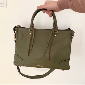 Rebecca Minkoff Olive Green Regan Satchel